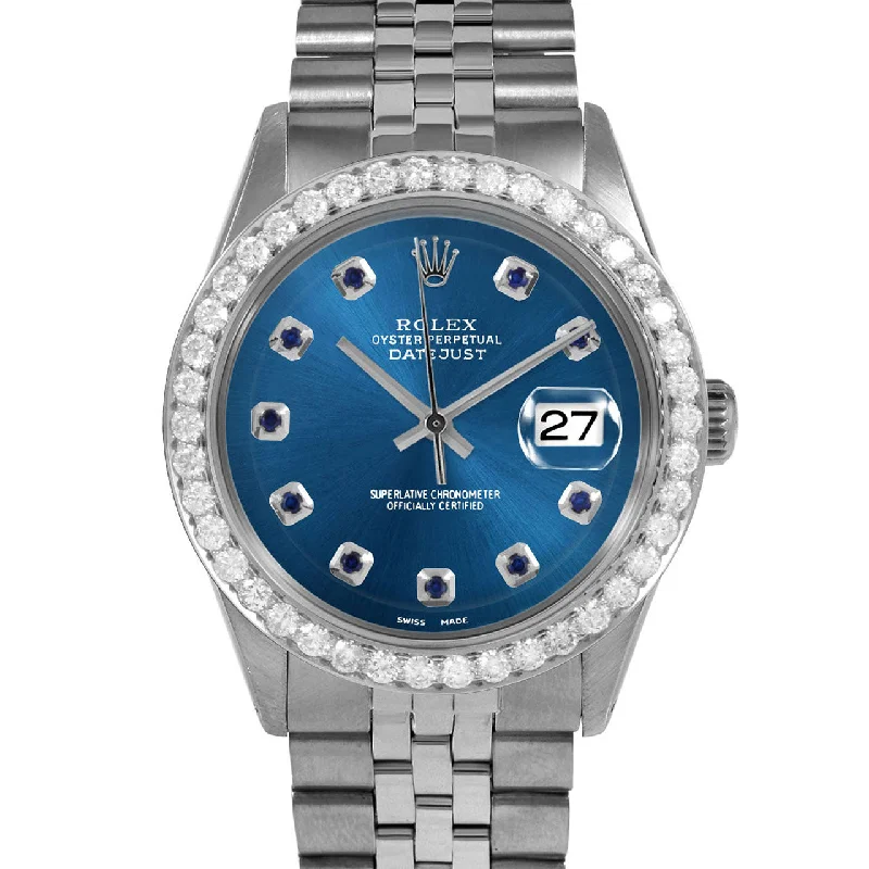 Rolex Datejust 36mm | 1601-SS-BLU-SPH-AM-25CT-JBL