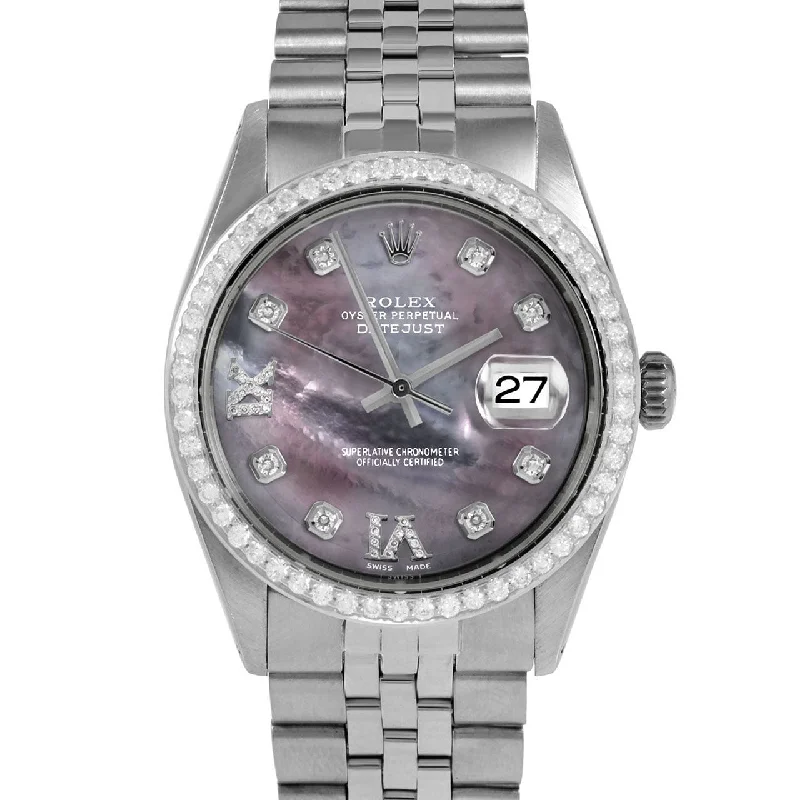 Rolex Datejust 36mm | 1601-SS-BMOP-8DR69-BDS-JBL