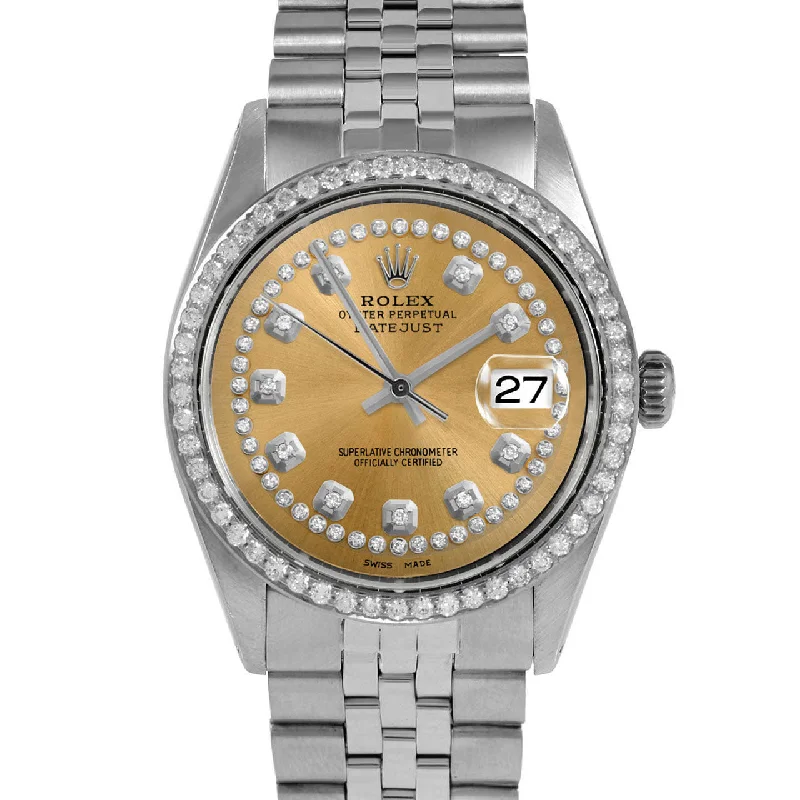 Rolex Datejust 36mm | 1601-SS-CHM-STRD-BDS-JBL