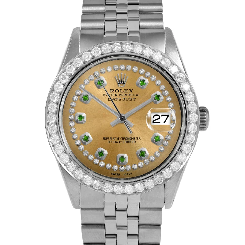 Rolex Datejust 36mm | 1601-SS-CHM-STRE-25CT-JBL