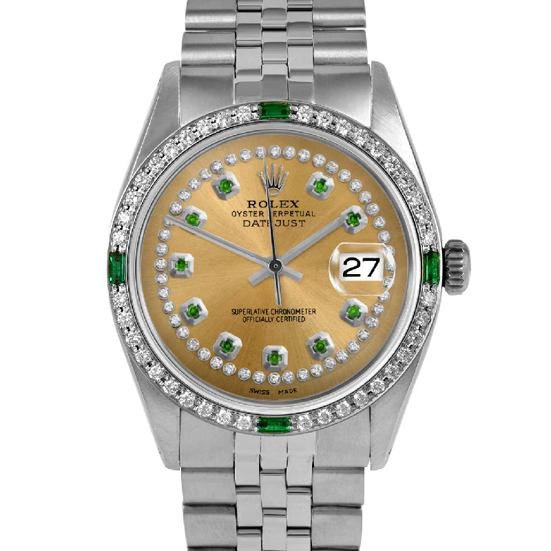 Rolex Datejust 36mm | 1601-SS-CHM-STRE-4EMD-JBL