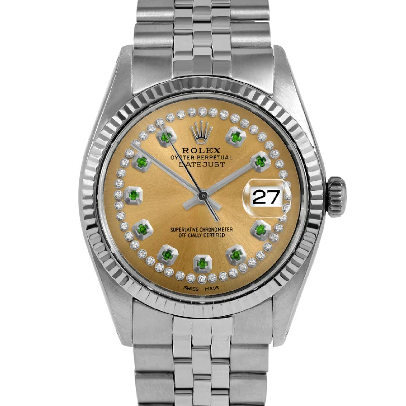 Rolex Datejust 36mm | 1601-SS-CHM-STRE-FLT-JBL