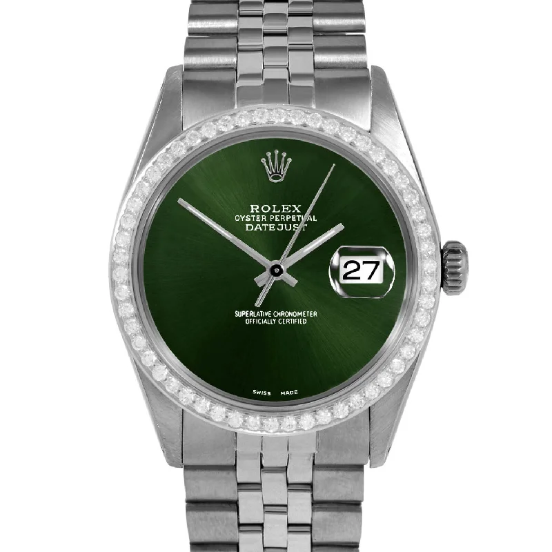 Rolex Datejust 36mm | 1601-SS-GRN-NOHM-BDS-JBL