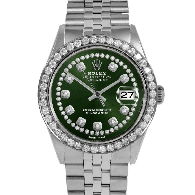 Rolex Datejust 36mm | 1601-SS-GRN-STRD-25CT-JBL