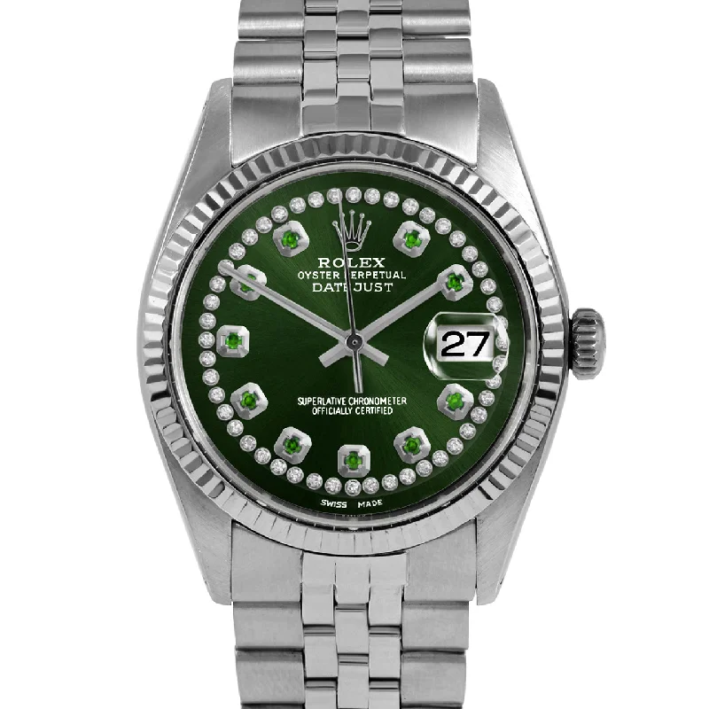 Rolex Datejust 36mm | 1601-SS-GRN-STRE-FLT-JBL