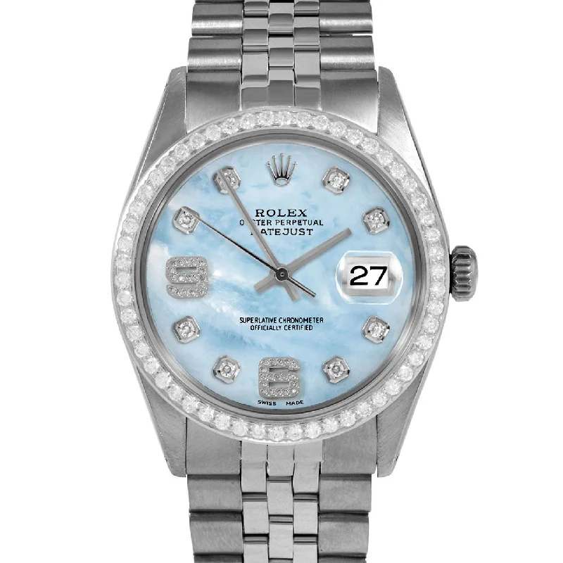 Rolex Datejust 36mm | 1601-SS-LBMOP-8DA69-BDS-JBL