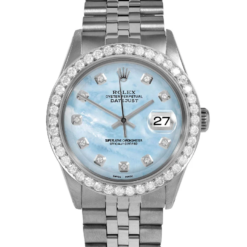 Rolex Datejust 36mm | 1601-SS-LBMOP-DIA-AM-25CT-JBL