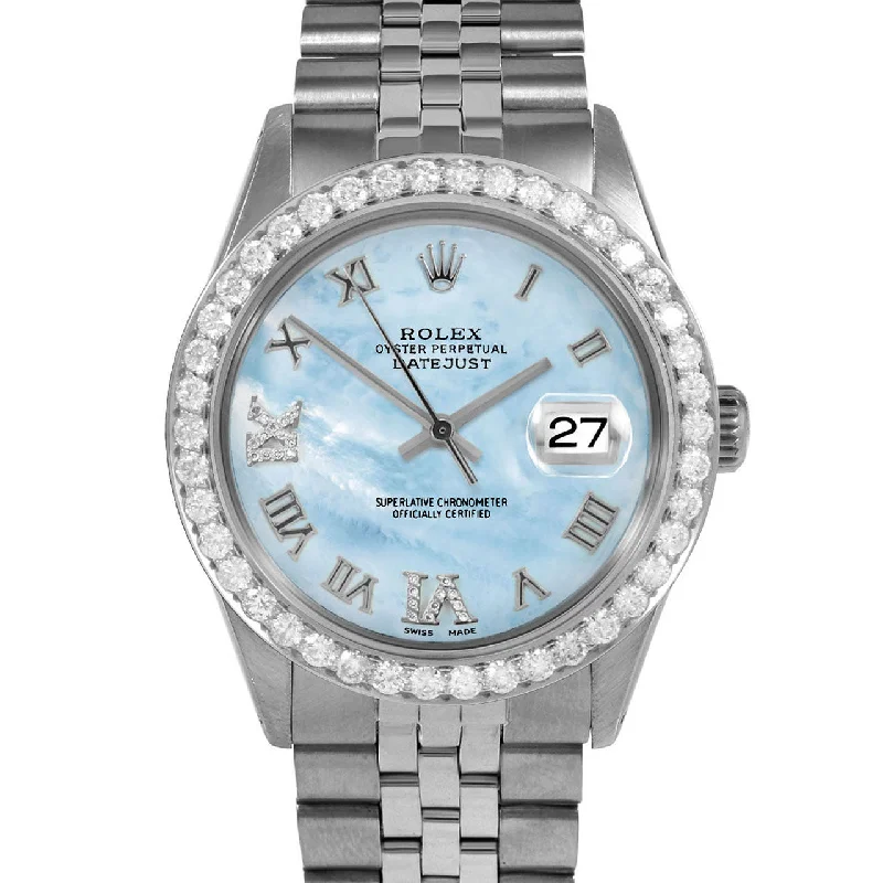 Rolex Datejust 36mm | 1601-SS-LBMOP-RDR69-25CT-JBL