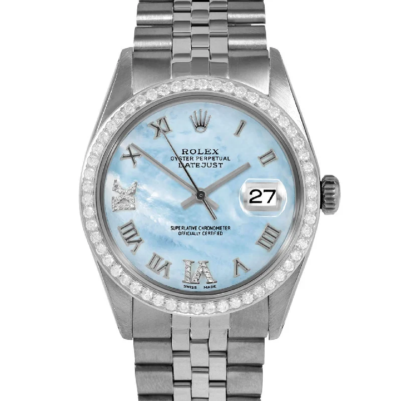 Rolex Datejust 36mm | 1601-SS-LBMOP-RDR69-BDS-JBL