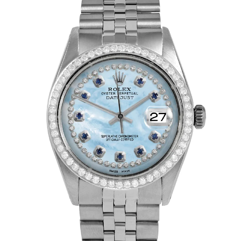 Rolex Datejust 36mm | 1601-SS-LBMOP-STRS-BDS-JBL