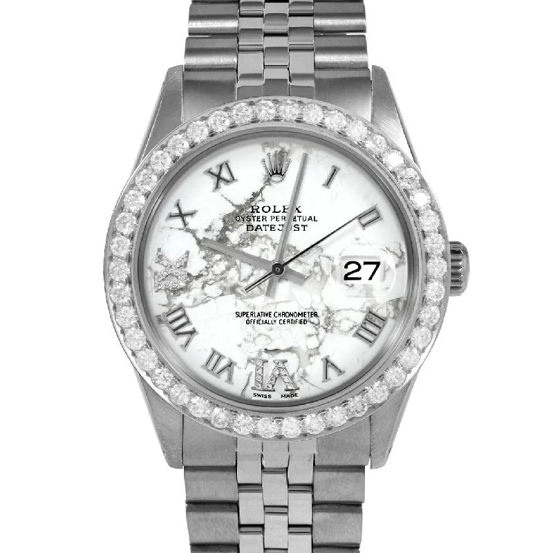 Rolex Datejust 36mm | 1601-SS-MRB-RDR69-25CT-JBL