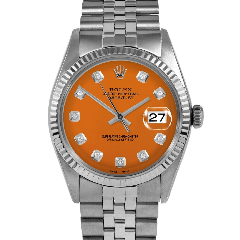 Rolex Datejust 36mm | 1601-SS-ORN-DIA-AM-FLT-JBL