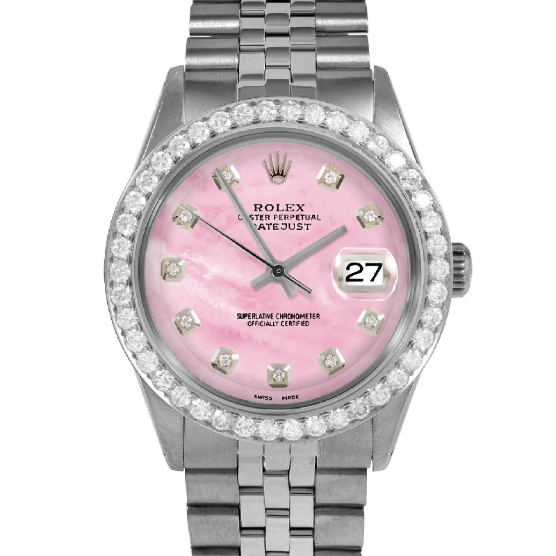 Rolex Datejust 36mm | 1601-SS-PMOP-DIA-AM-25CT-JBL