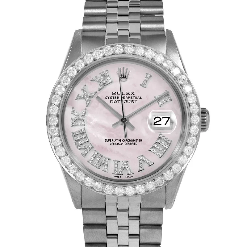 Rolex Datejust 36mm | 1601-SS-PMOP-FDR-25CT-JBL