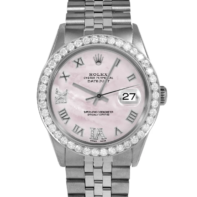 Rolex Datejust 36mm | 1601-SS-PMOP-RDR69-25CT-JBL