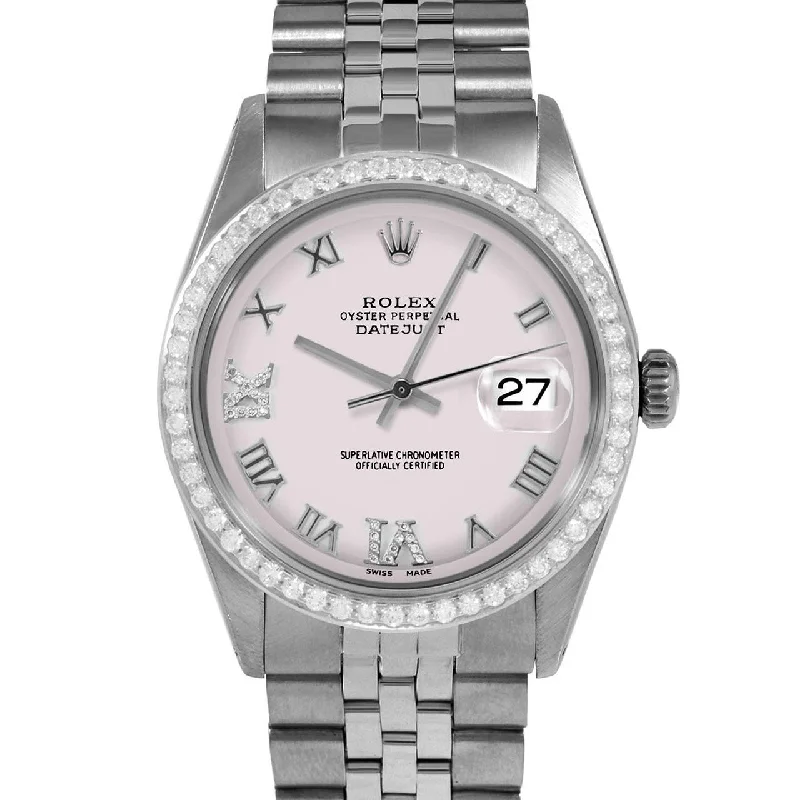 Rolex Datejust 36mm | 1601-SS-PNK-RDR69-BDS-JBL