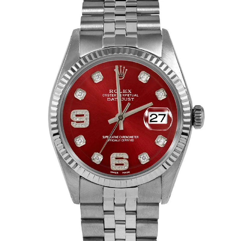 Rolex Datejust 36mm | 1601-SS-RED-8DA69-FLT-JBL