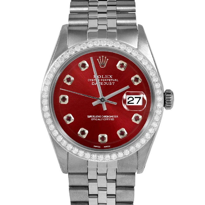 Rolex Datejust 36mm | 1601-SS-RED-RBY-AM-BDS-JBL