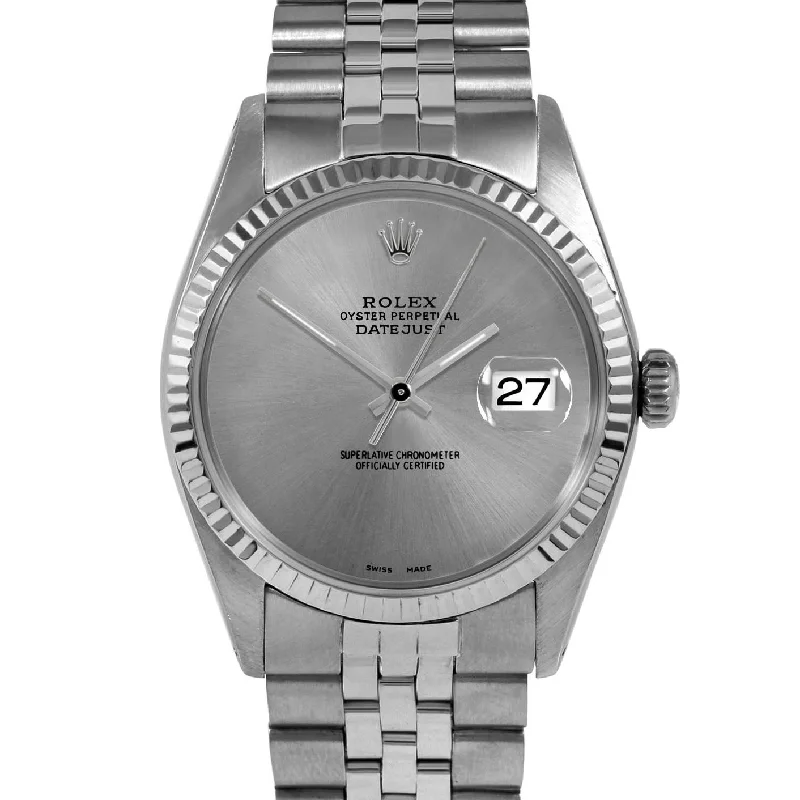 Rolex Datejust 36mm | 1601-SS-SLT-NOHM-FLT-JBL