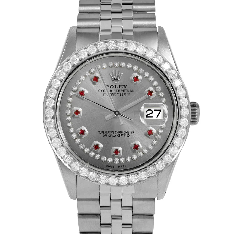 Rolex Datejust 36mm | 1601-SS-SLT-STRR-25CT-JBL