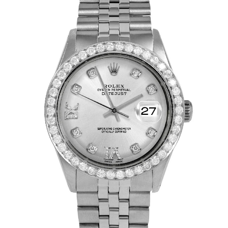 Rolex Datejust 36mm | 1601-SS-SLV-8DR69-25CT-JBL