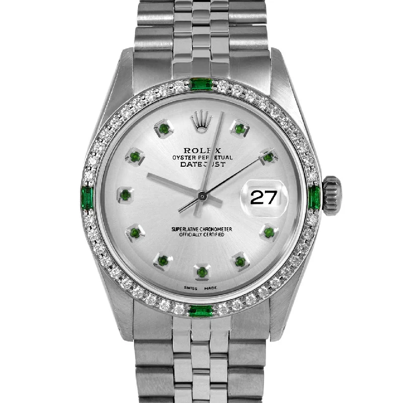 Rolex Datejust 36mm | 1601-SS-SLV-EMD-AM-4EMD-JBL