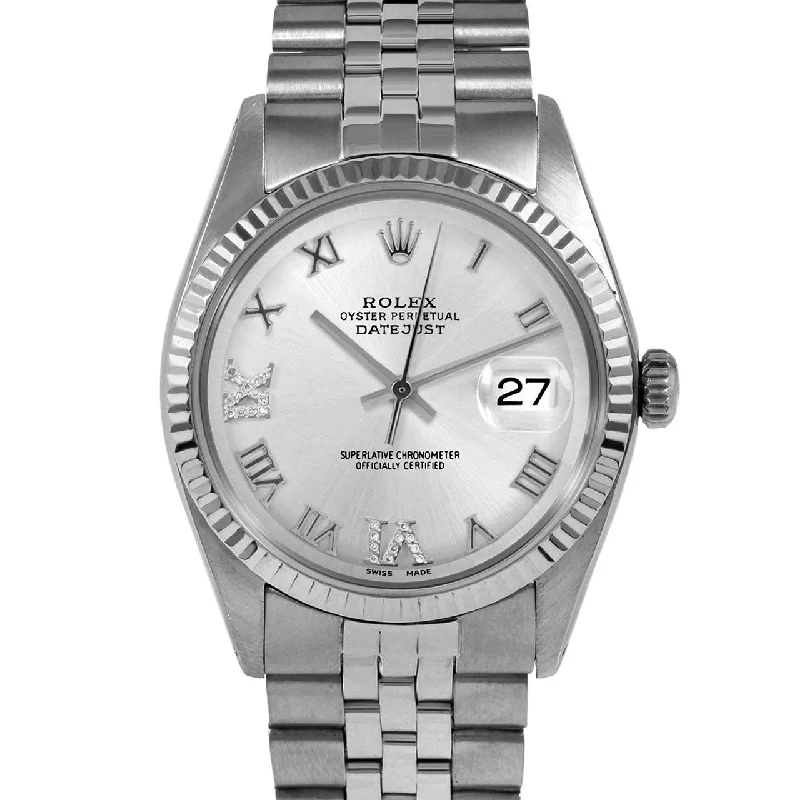 Rolex Datejust 36mm | 1601-SS-SLV-RDR69-FLT-JBL