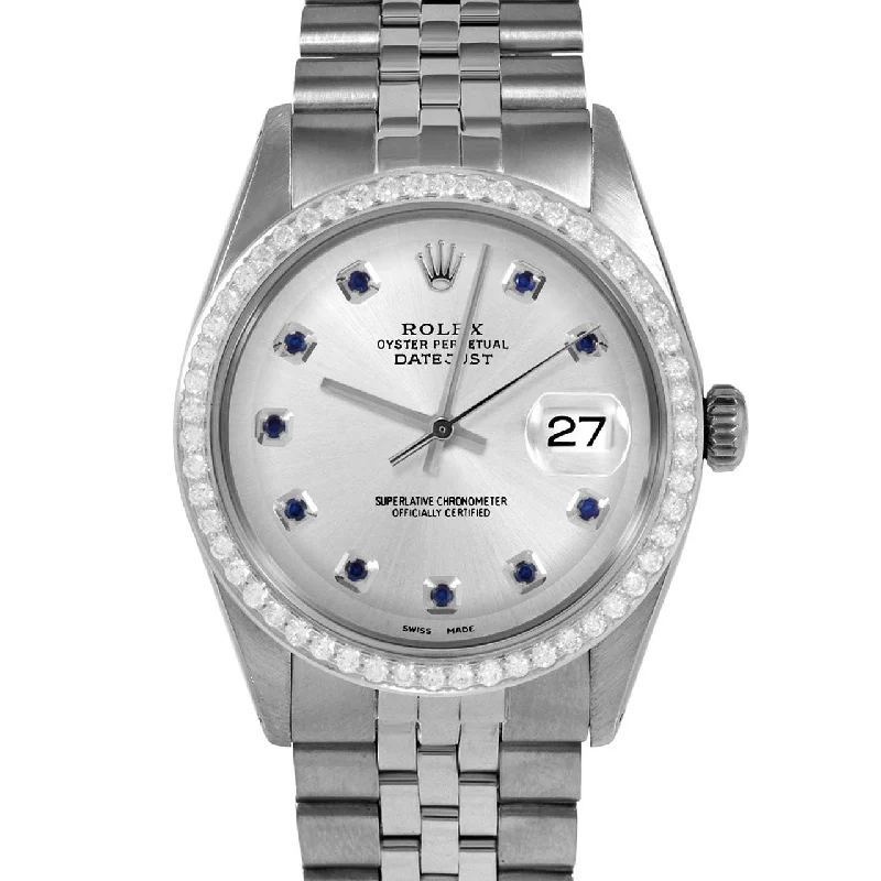 Rolex Datejust 36mm | 1601-SS-SLV-SPH-AM-BDS-JBL