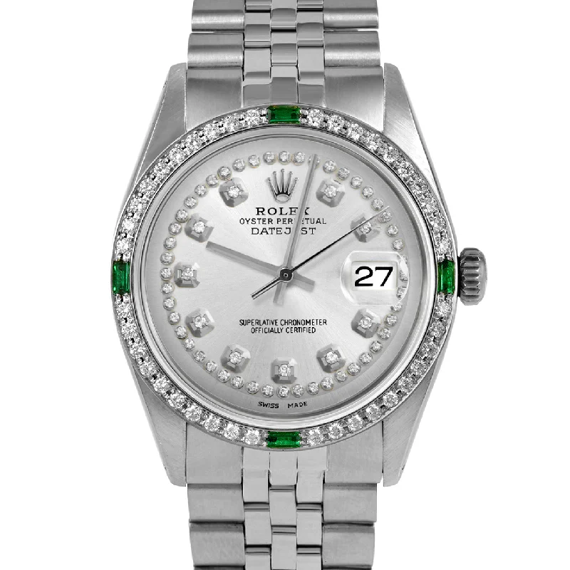 Rolex Datejust 36mm | 1601-SS-SLV-STRD-4EMD-JBL