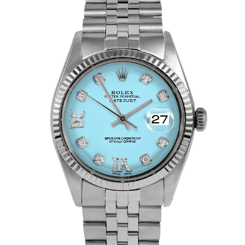 Rolex Datejust 36mm | 1601-SS-TRQ-8DR69-FLT-JBL