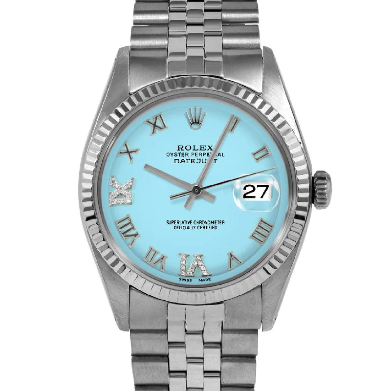 Rolex Datejust 36mm | 1601-SS-TRQ-RDR69-FLT-JBL