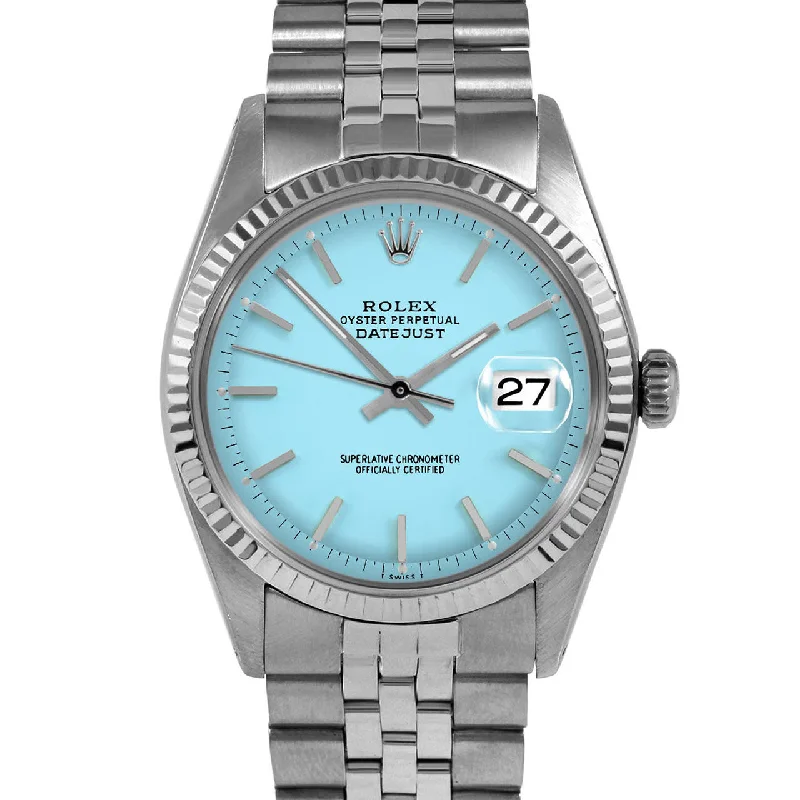 Rolex Datejust 36mm | 1601-SS-TRQ-STK-FLT-JBL