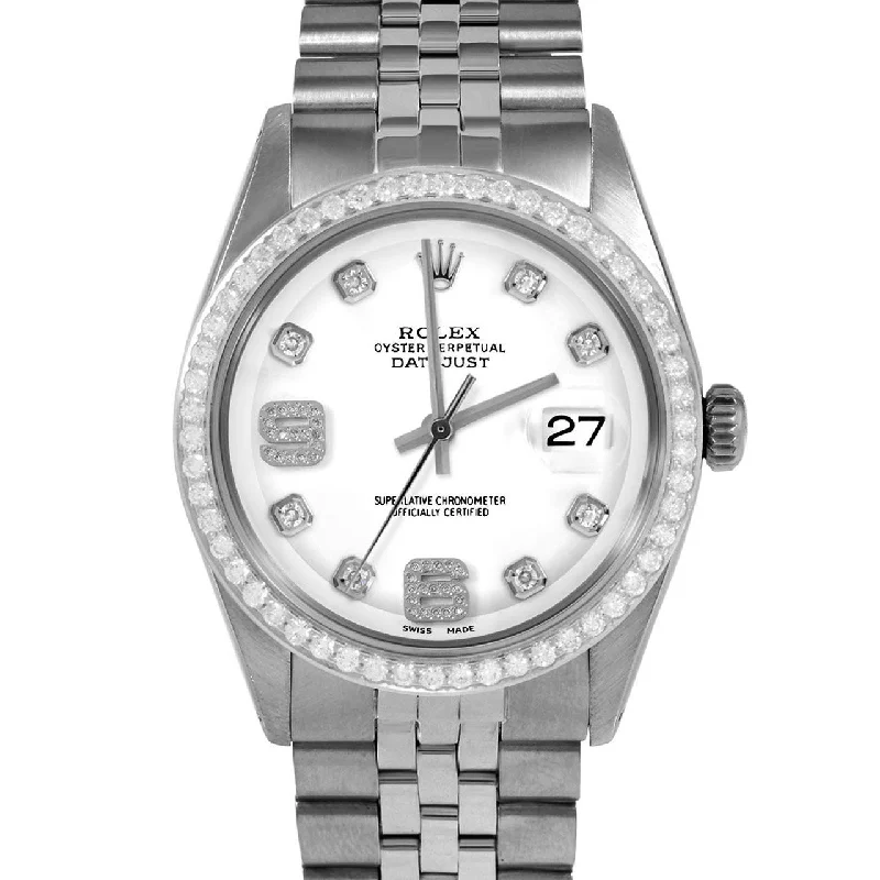 Rolex Datejust 36mm | 1601-SS-WHT-8DA69-BDS-JBL