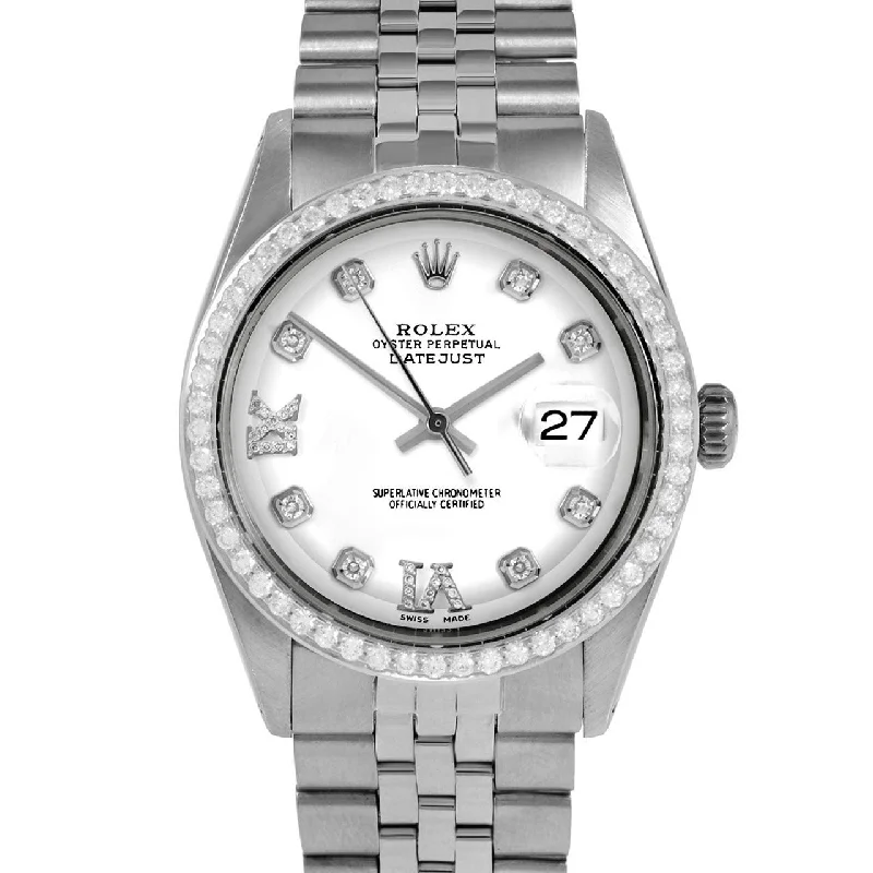 Rolex Datejust 36mm | 1601-SS-WHT-8DR69-BDS-JBL