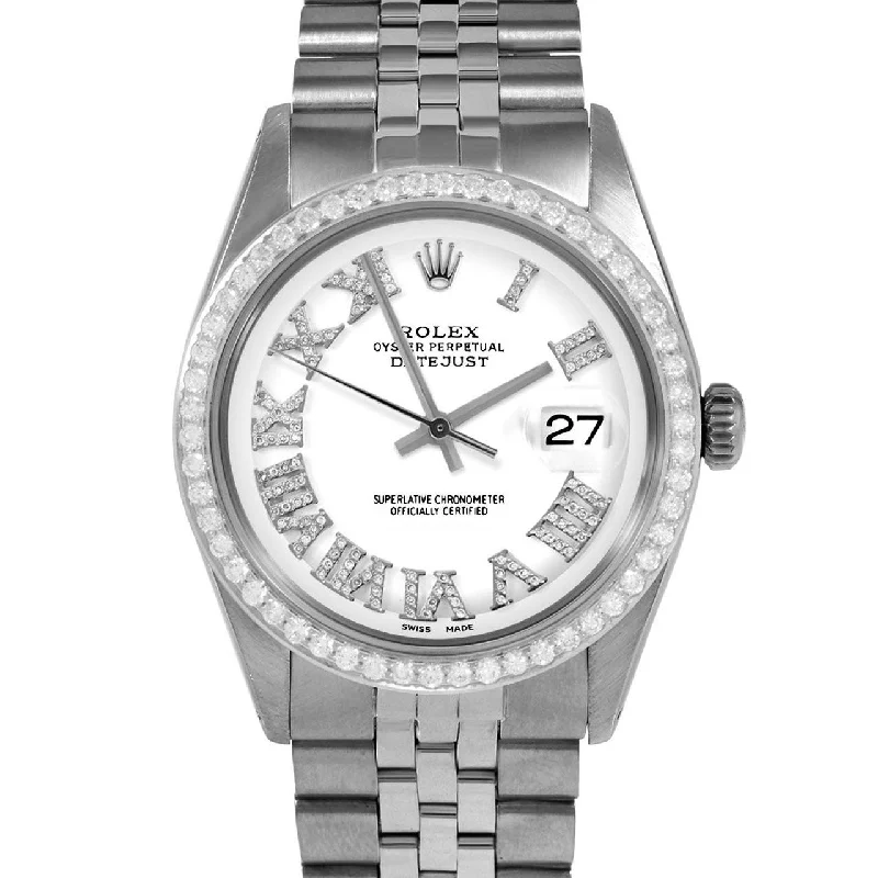 Rolex Datejust 36mm | 1601-SS-WHT-FDR-BDS-JBL