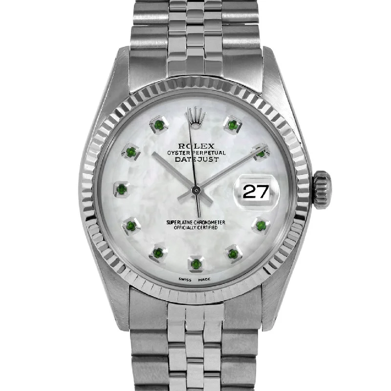 Rolex Datejust 36mm | 1601-SS-WMOP-EMD-AM-FLT-JBL