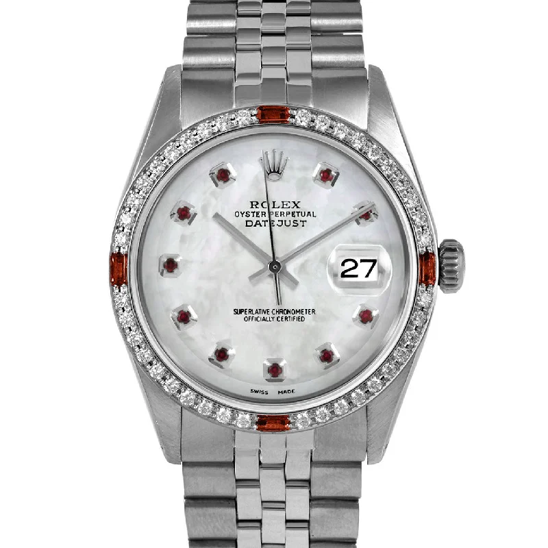 Rolex Datejust 36mm | 1601-SS-WMOP-RBY-AM-4RBY-JBL