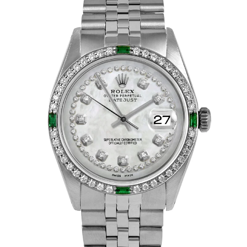 Rolex Datejust 36mm | 1601-SS-WMOP-STRD-4EMD-JBL