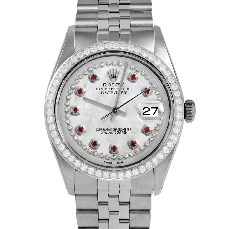 Rolex Datejust 36mm | 1601-SS-WMOP-STRR-BDS-JBL