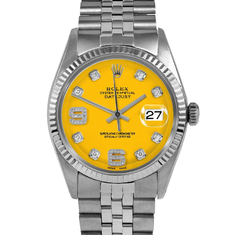 Rolex Datejust 36mm | 1601-SS-YLW-8DA69-FLT-JBL