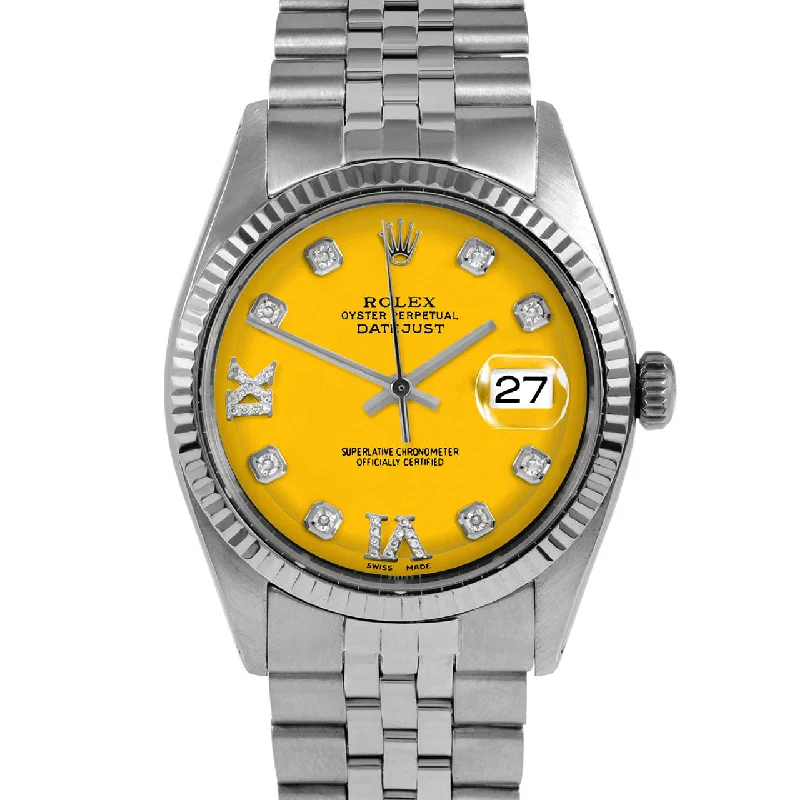 Rolex Datejust 36mm | 1601-SS-YLW-8DR69-FLT-JBL