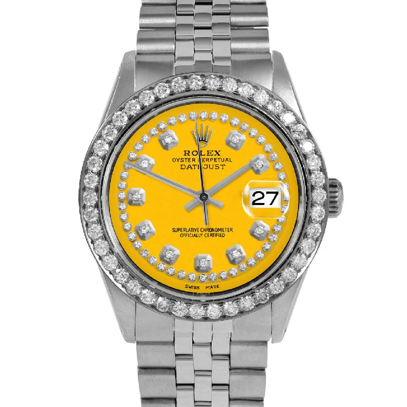 Rolex Datejust 36mm | 1601-SS-YLW-STRD-25CT-JBL