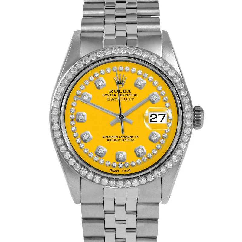 Rolex Datejust 36mm | 1601-SS-YLW-STRD-BDS-JBL