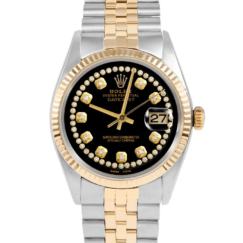 Rolex Datejust 36mm | 1601-TT-BLK-STRD-FLT-JBL