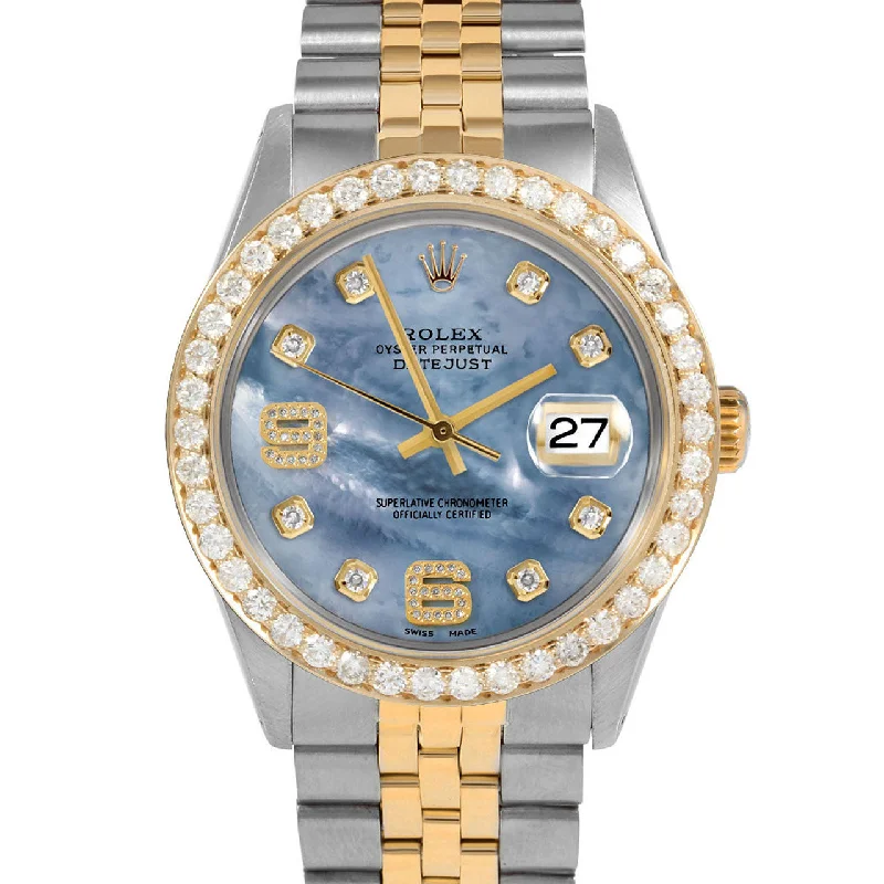 Rolex Datejust 36mm | 1601-TT-BLMOP-8DA69-25CT-JBL