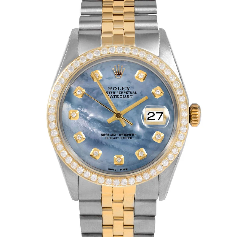 Rolex Datejust 36mm | 1601-TT-BLMOP-DIA-AM-BDS-JBL