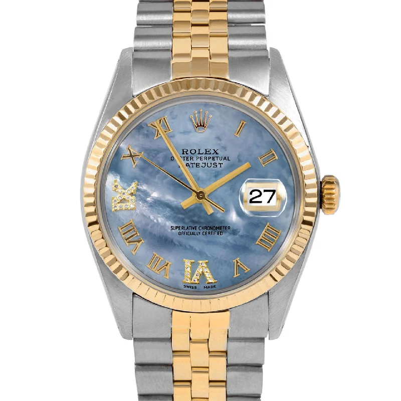 Rolex Datejust 36mm | 1601-TT-BLMOP-RDR69-FLT-JBL