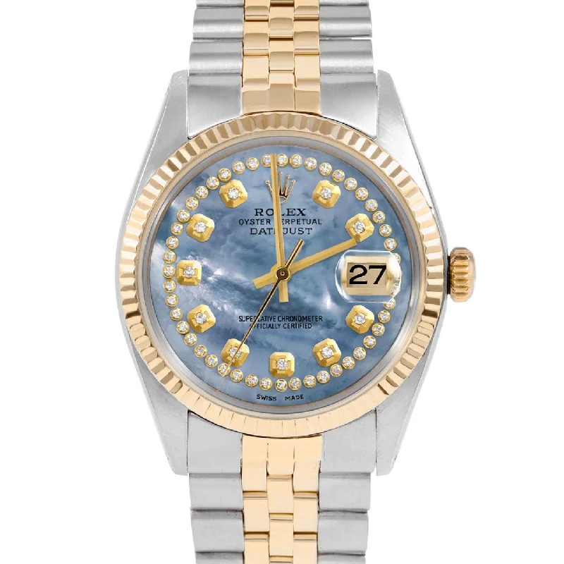 Rolex Datejust 36mm | 1601-TT-BLMOP-STRD-FLT-JBL