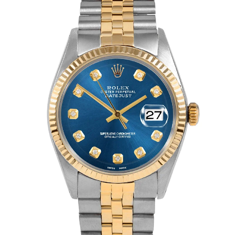 Rolex Datejust 36mm | 1601-TT-BLU-DIA-AM-FLT-JBL