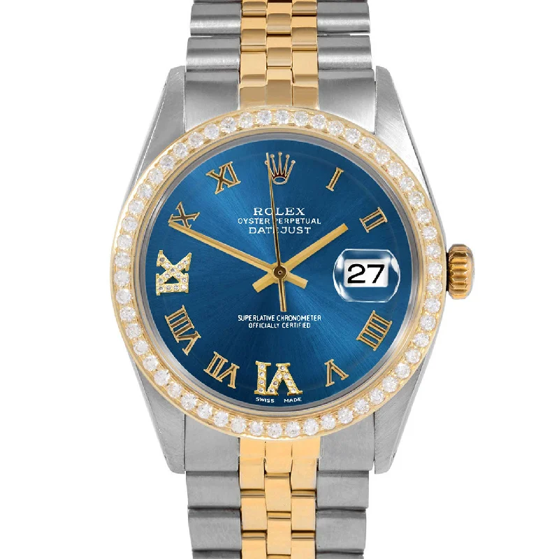 Rolex Datejust 36mm | 1601-TT-BLU-RDR69-BDS-JBL